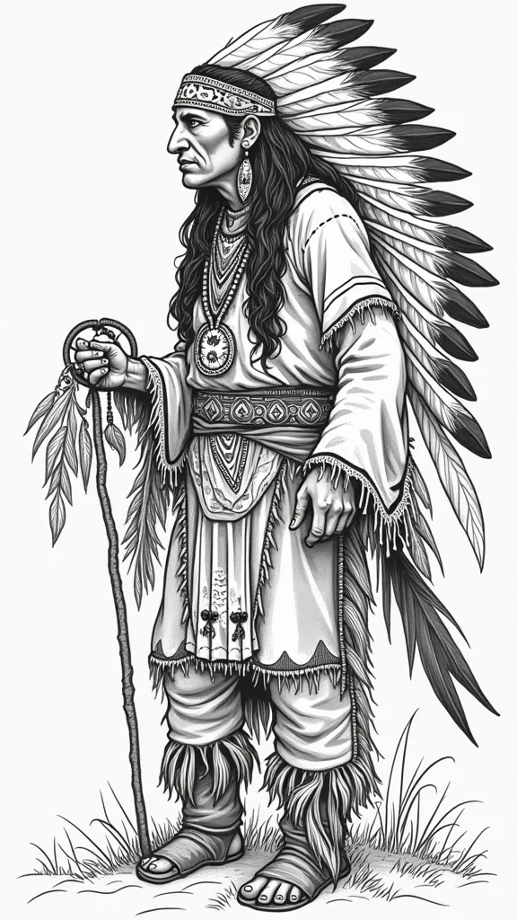 native americans coloring pages